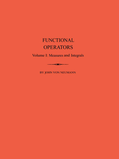 Functional Operators (AM-21), Volume 1 main product photo