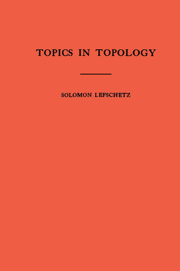 Topics in Topology. (AM-10), Volume 10 main product photo