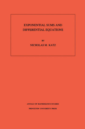 Exponential Sums and Differential Equations. (AM-124), Volume 124