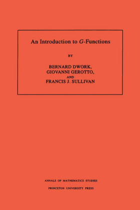 An Introduction to 'G'-Functions. (AM-133), Volume 133