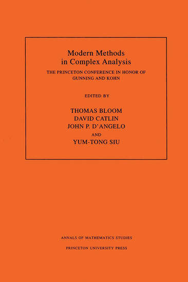 Modern Methods in Complex Analysis (AM-137), Volume 137 main product photo