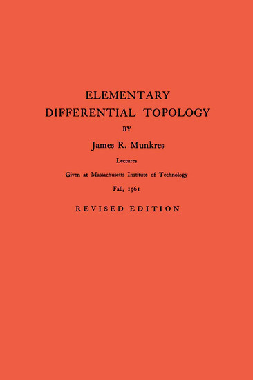 Elementary Differential Topology. (AM-54), Volume 54 main product photo
