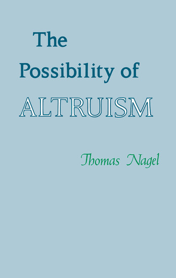 The Possibility of Altruism main product photo