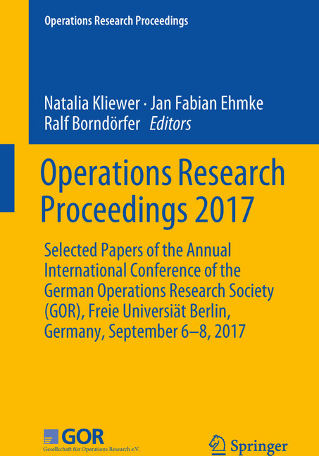 Operations Research Proceedings 2017 main product photo