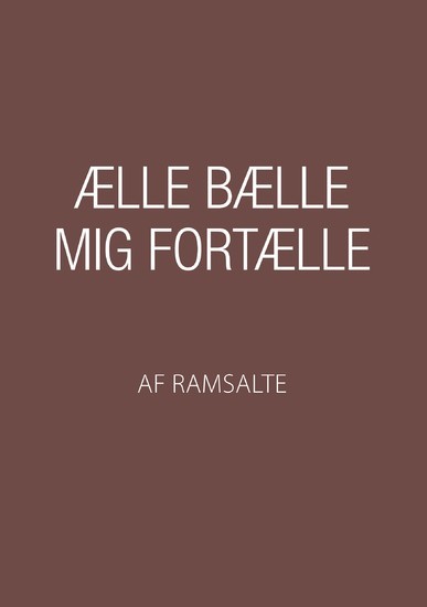 Ælle Bælle mig fortælle main product photo