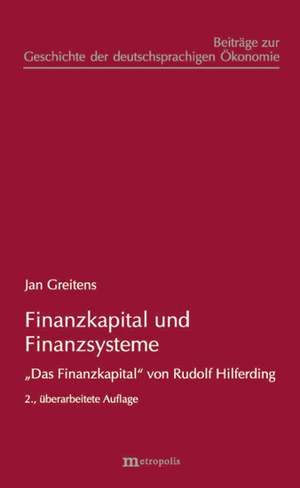 Finanzkapital und Finanzsysteme main product photo