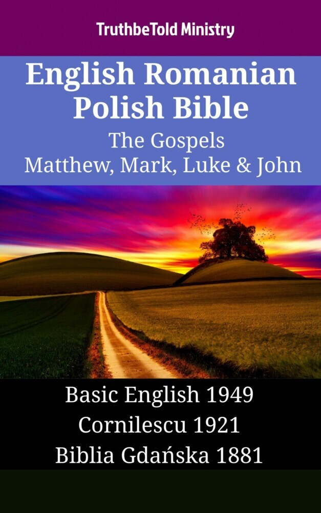 English Romanian Polish Bible - The Gospels - Matthew, Mark, Luke & John main product photo