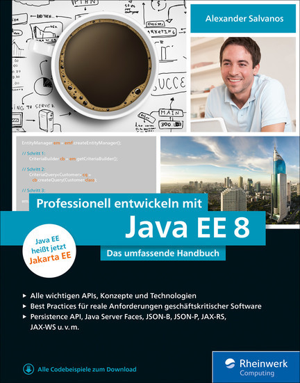 Professionell entwickeln mit Java EE 8 main product photo