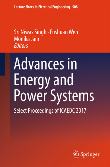 Advances in Energy and Power Systems main product photo