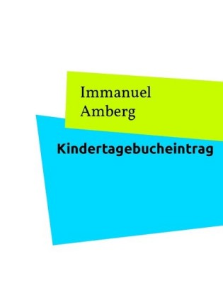 Kindertagebucheintrag
