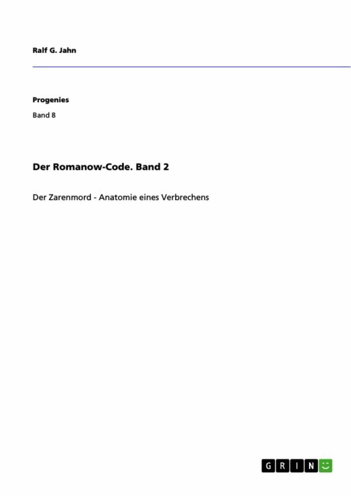 Der Romanow-Code. Band 2 main product photo
