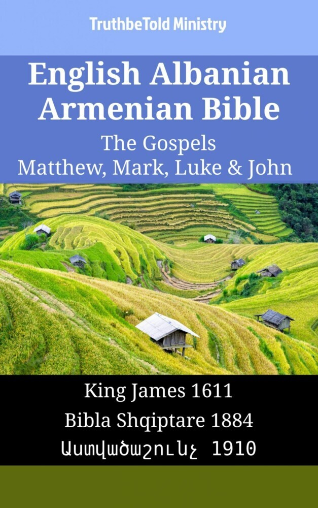 English Albanian Armenian Bible - The Gospels - Matthew, Mark, Luke & John main product photo