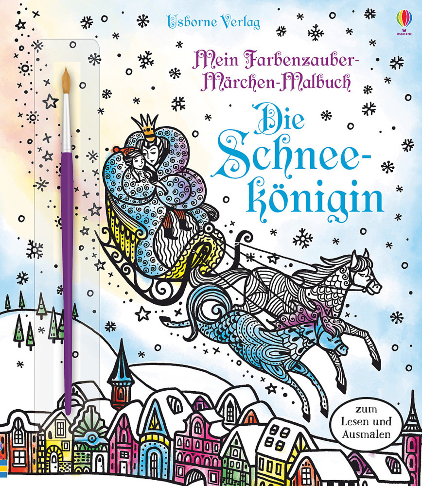 Mein Farbenzauber-Märchen-Malbuch: Die Schneekönigin main product photo