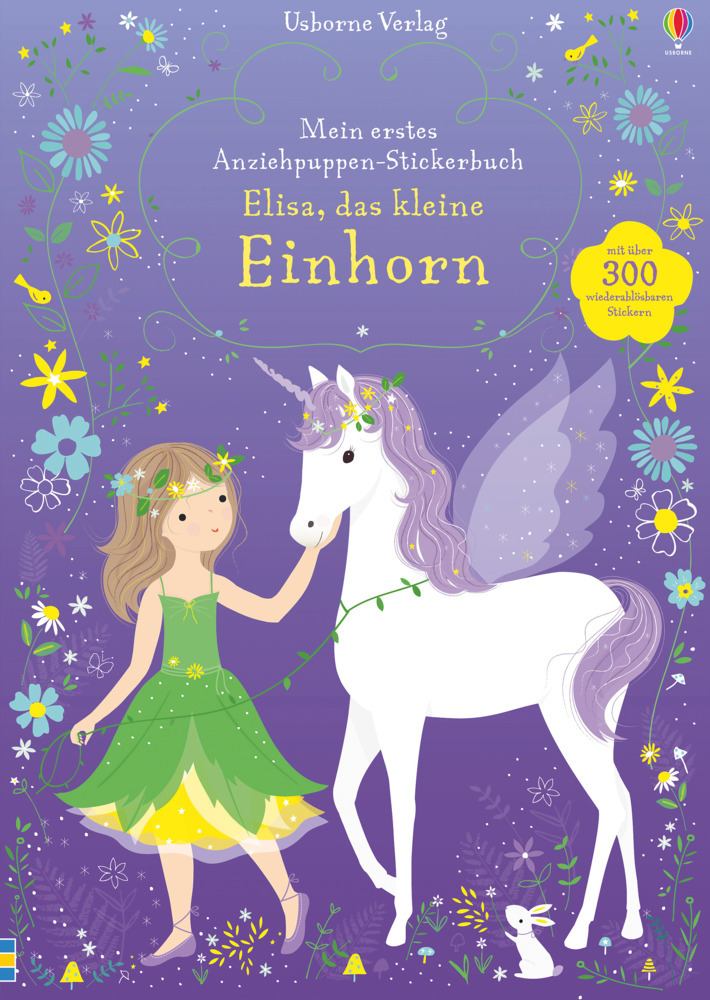 Mein erstes Anziehpuppen-Stickerbuch: Elisa, das kleine Einhorn main product photo