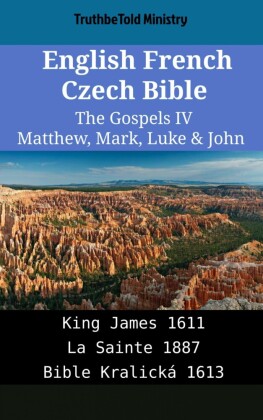 English French Czech Bible - The Gospels IV - Matthew, Mark, Luke & John