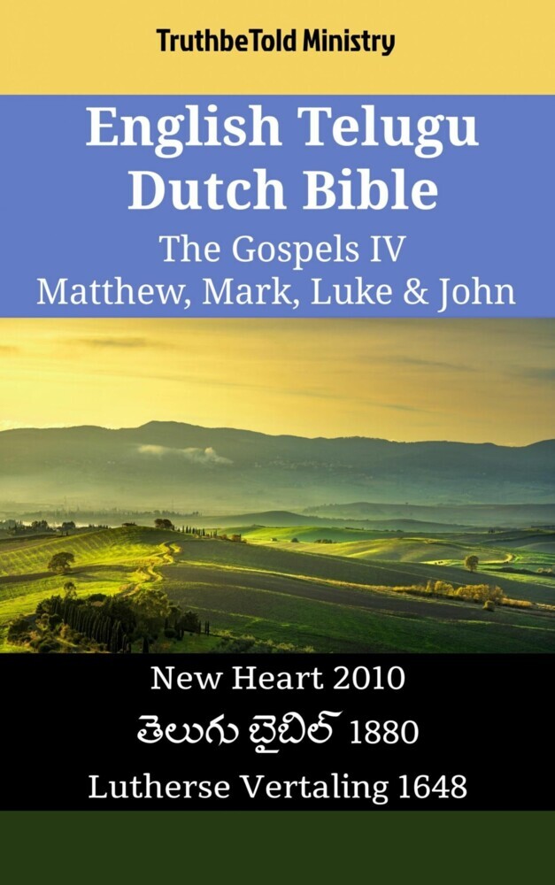 English Telugu Dutch Bible - The Gospels IV - Matthew, Mark, Luke & John main product photo