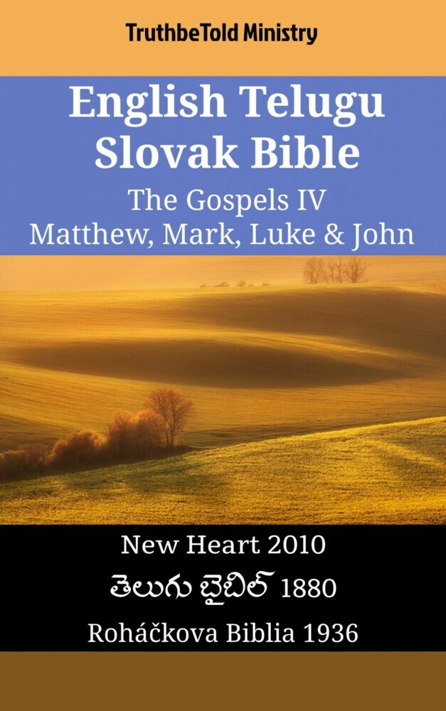 English Telugu Slovak Bible - The Gospels IV - Matthew, Mark, Luke & John main product photo