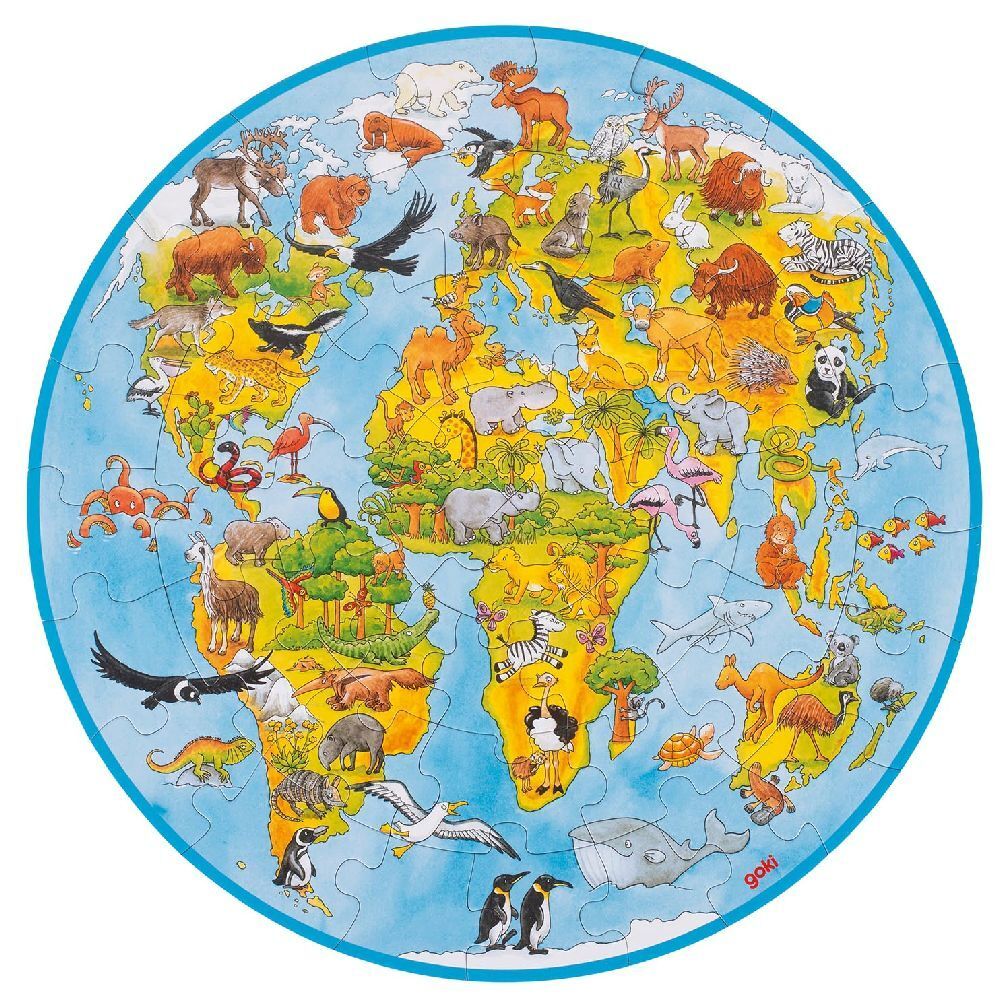 XL Puzzle Welt (Kinderpuzzle) main product photo