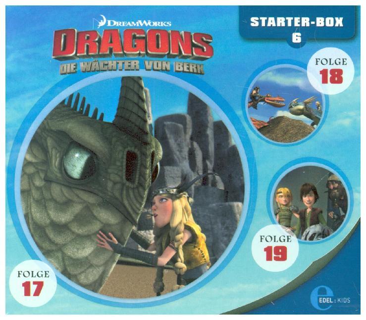 Dragons - Die Wächter von Berk - Starter-Box. Box.6, 3 Audio-CD main product photo
