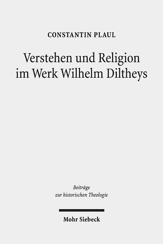 Verstehen und Religion im Werk Wilhelm Diltheys main product photo