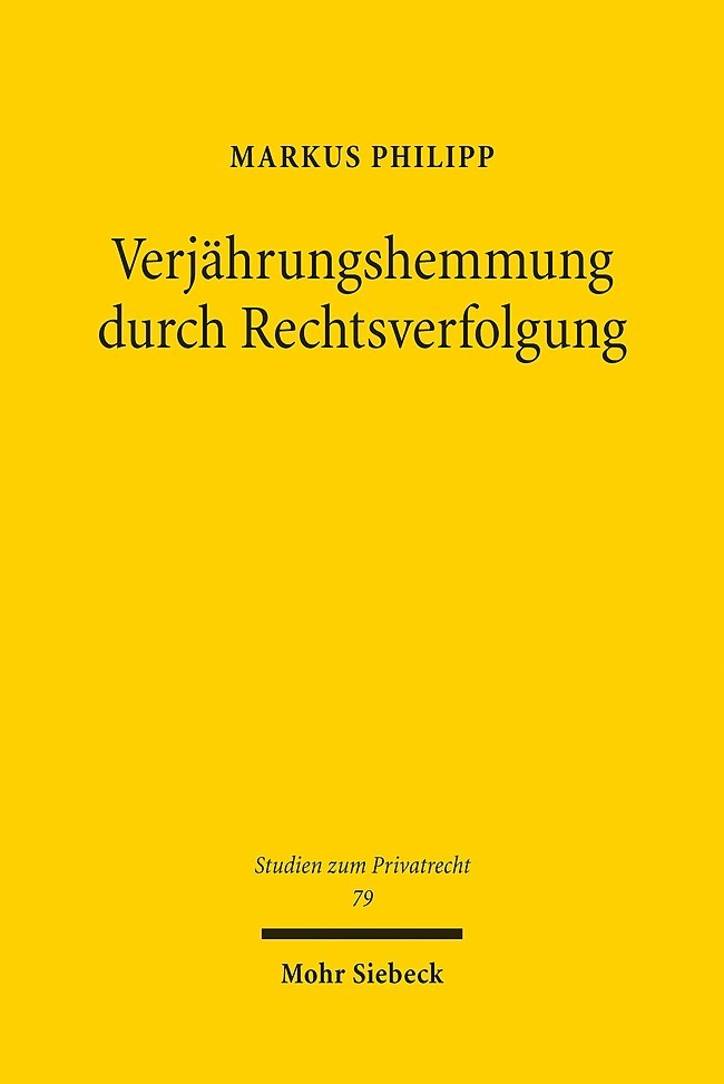 Verjährungshemmung durch Rechtsverfolgung main product photo