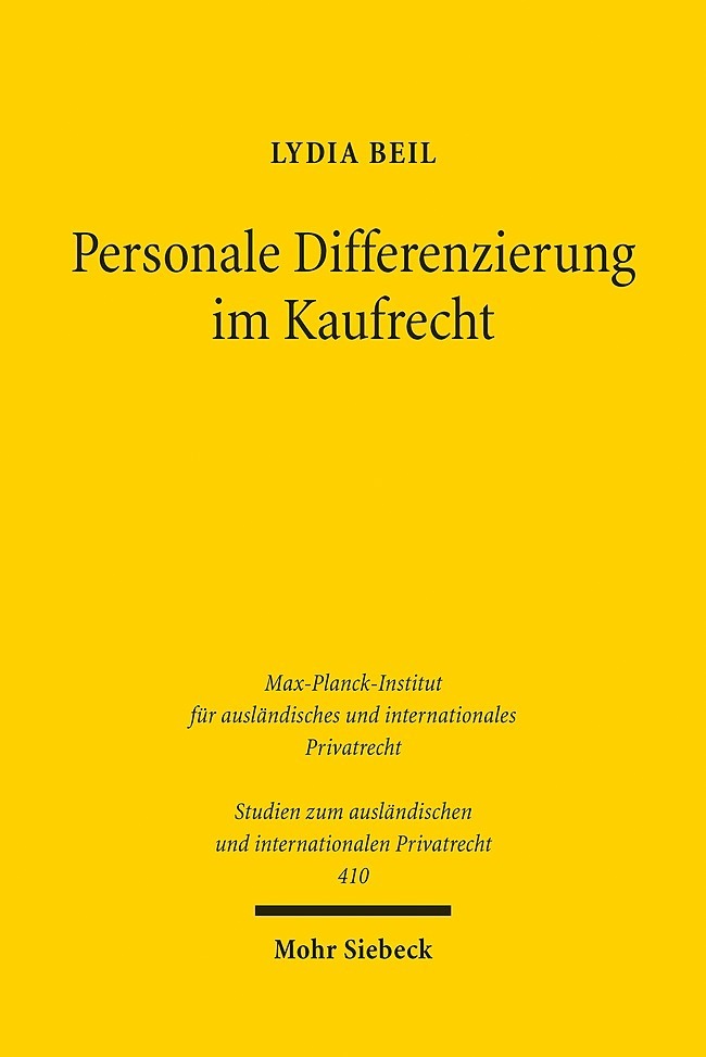 Personale Differenzierung im Kaufrecht main product photo