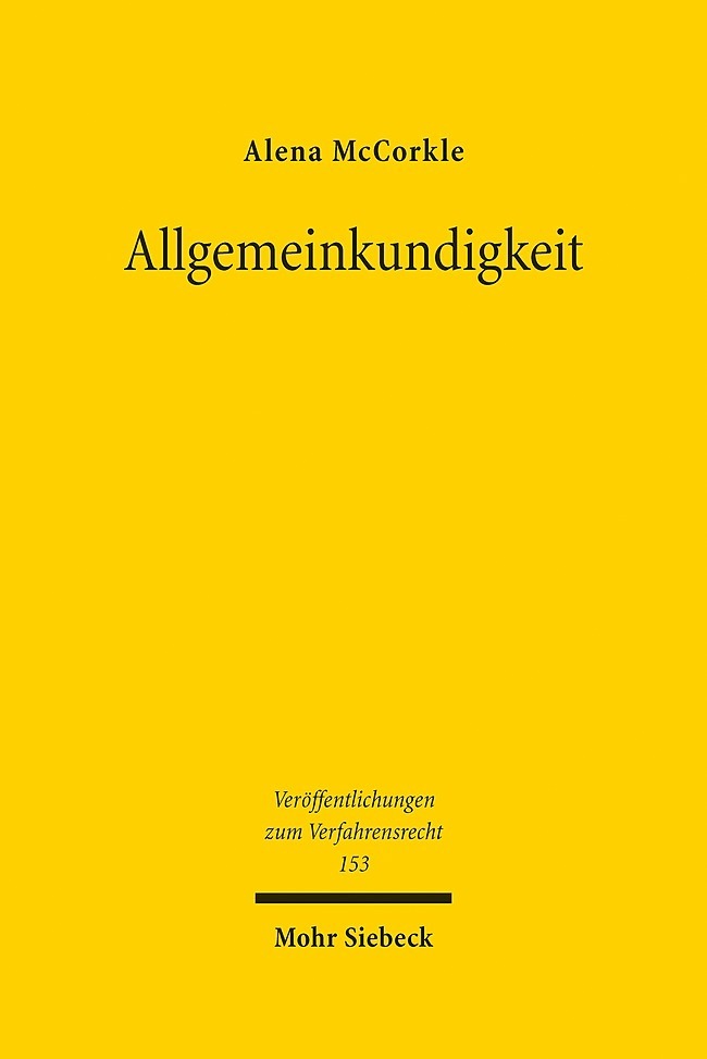 Allgemeinkundigkeit main product photo