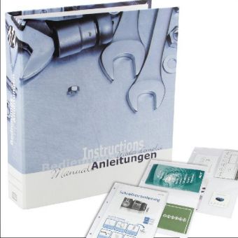 Ordner für Bedienungs- und Aufbauanleitungen