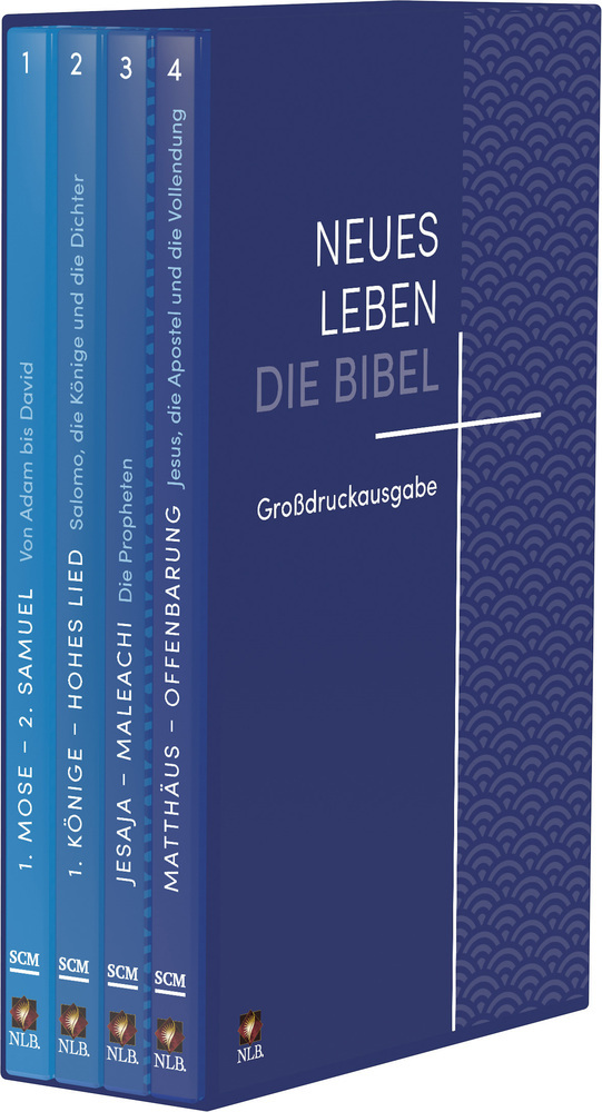Neues Leben. Die Bibel, Großdruckausgabe in 4 Bänden main product photo