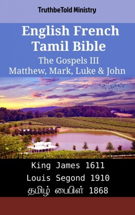 English French Tamil Bible - The Gospels III - Matthew, Mark, Luke & John