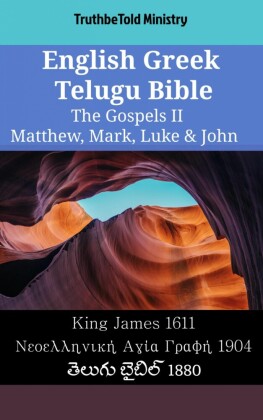 English Greek Telugu Bible - The Gospels II - Matthew, Mark, Luke & John