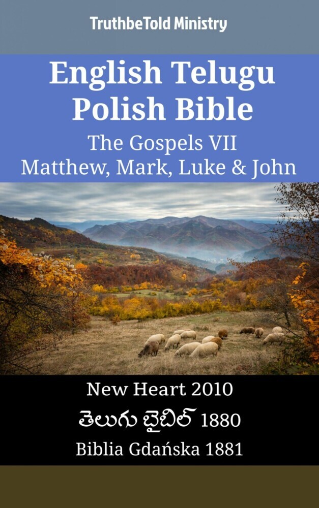English Telugu Polish Bible - The Gospels VII - Matthew, Mark, Luke & John main product photo