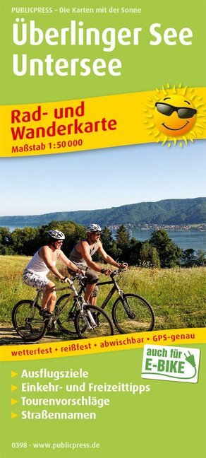 PublicPress Rad- und Wanderkarte Überlinger See, Untersee main product photo