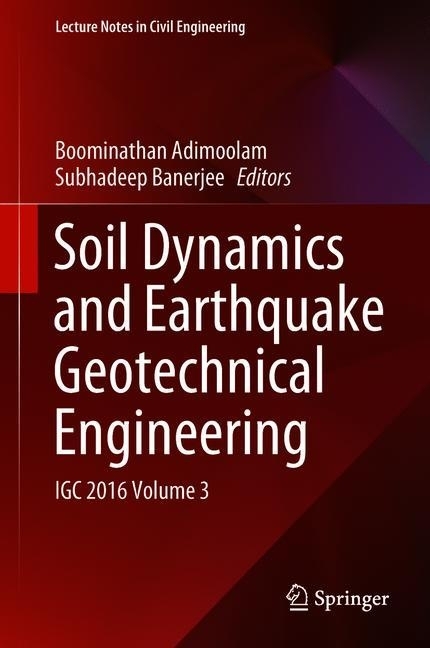 Soil Dynamics and Earthquake Geotechnical Engineering main product photo