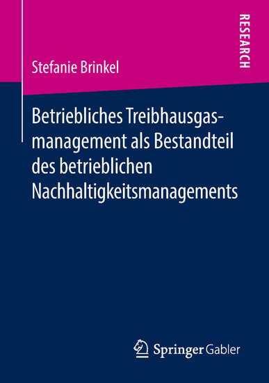 Betriebliches Treibhausgasmanagement als Bestandteil des betrieblichen Nachhaltigkeitsmanagements main product photo