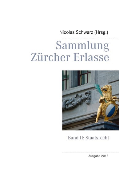 Sammlung Zürcher Erlasse main product photo