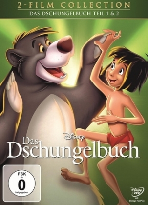 Das Dschungelbuch 1+2, 2 DVDs, 2 DVD-Video