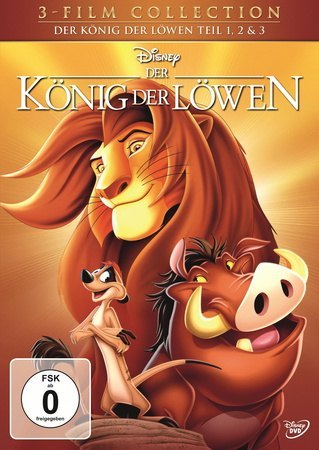 Der König der Löwen 1-3, 3 DVDs main product photo