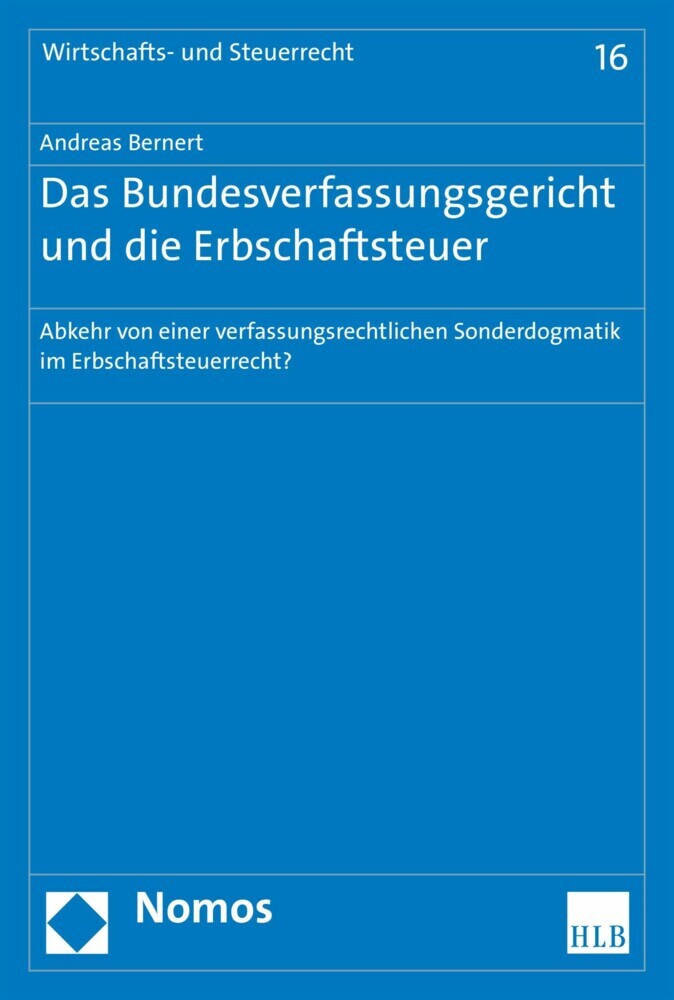 Das Bundesverfassungsgericht und die Erbschaftsteuer main product photo