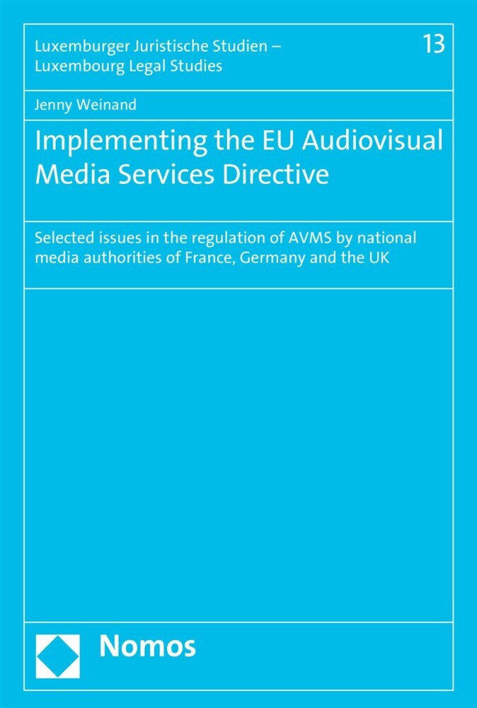 Implementing the EU Audiovisual Media Services Directive main product photo