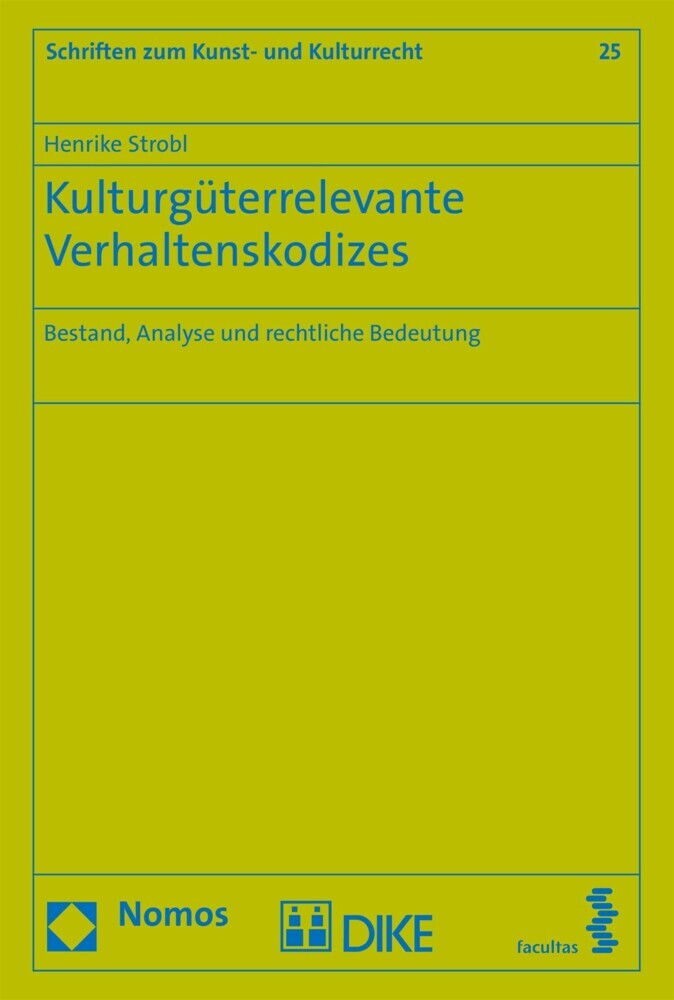 Kulturgüterrelevante Verhaltenskodizes main product photo