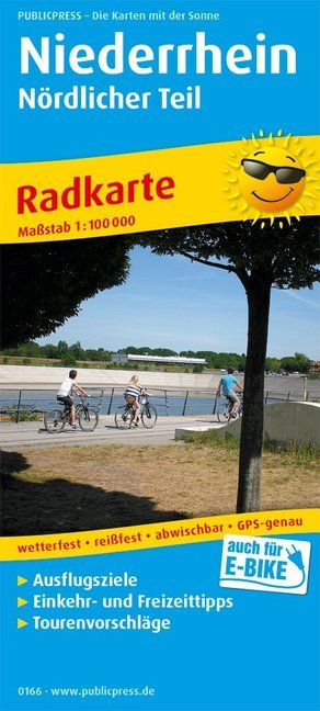 PublicPress Radkarte Niederrhein - Nördlicher Teil main product photo