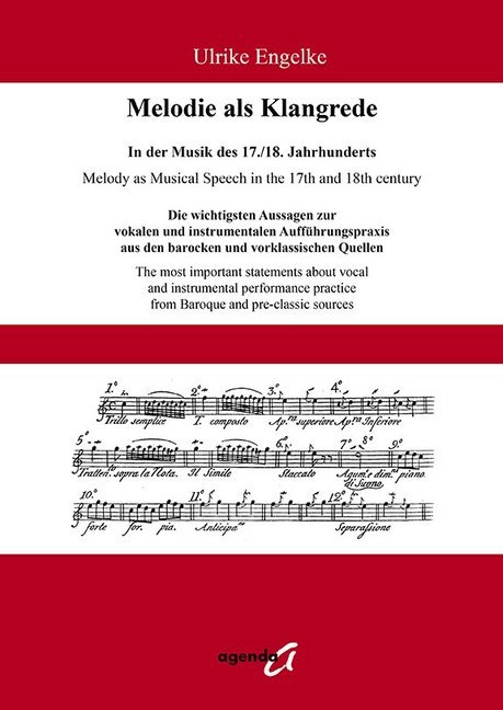 Melodie als Klangrede. In der Musik des 17./18. Jahrhunderts / Melody as Musical Speech in the 17th and 18th century main product photo