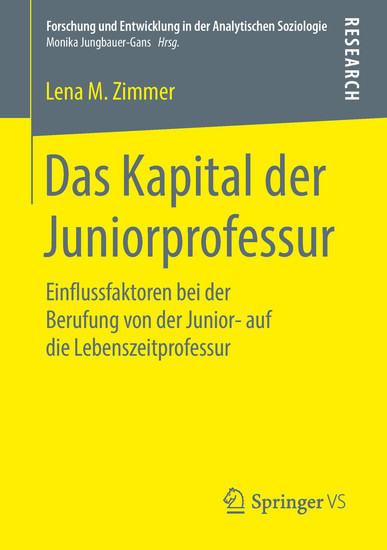 Das Kapital der Juniorprofessur main product photo