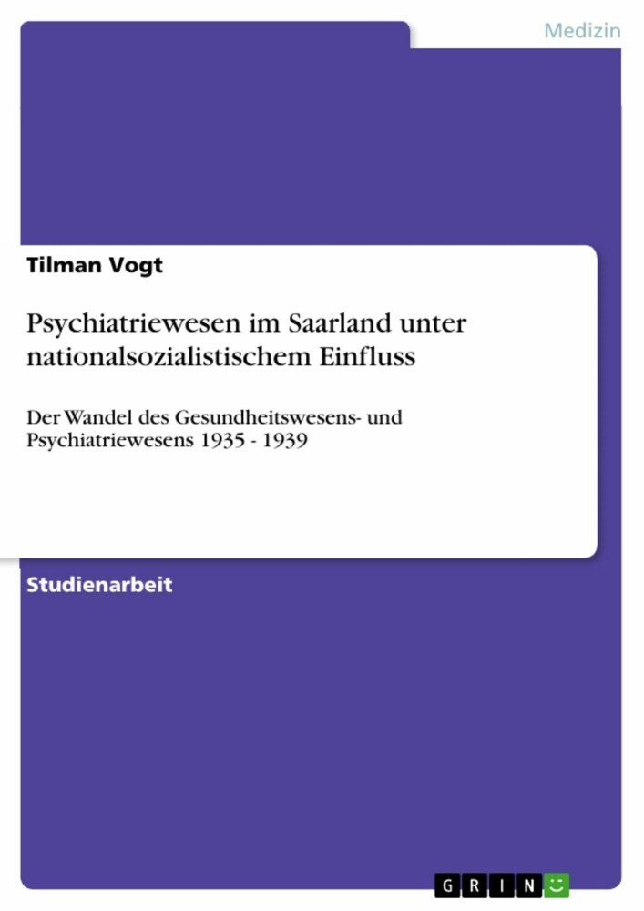 Psychiatriewesen im Saarland unter nationalsozialistischem Einfluss main product photo
