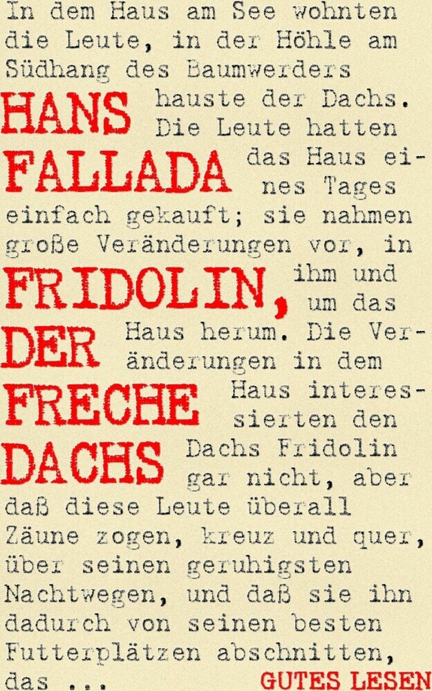 Fridolin, der freche Dachs main product photo