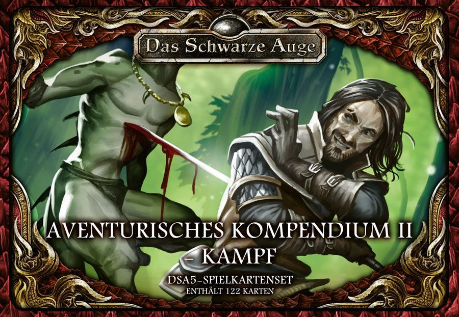 DSA5 Spielkartenset Kompendium 2 Kampf main product photo