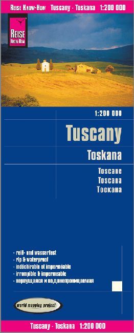 Reise Know-How Landkarte Toskana (1:200.000) main product photo
