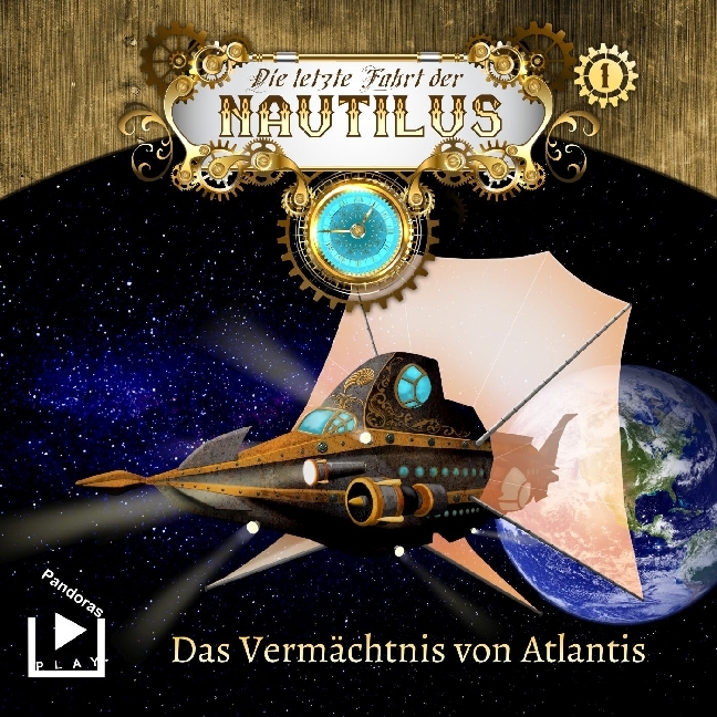 Die letzte Fahrt der Nautilus - Das Vermächtnis von Atlantis, 1 Audio-CD main product photo