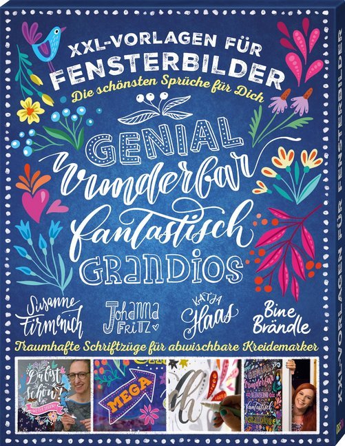 XXL Vorlagen für Fensterbilder - Die schönsten Sprüche für Dich main product photo
